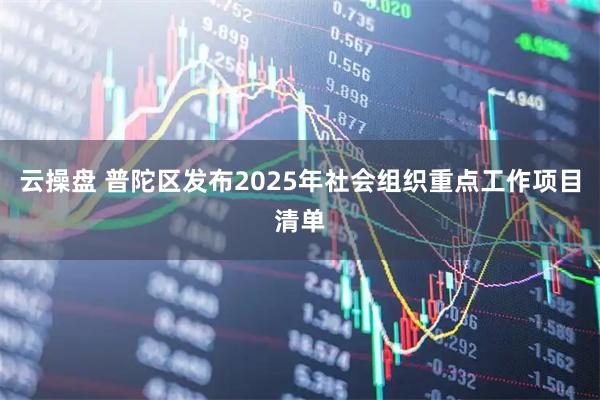 云操盘 普陀区发布2025年社会组织重点工作项目清单