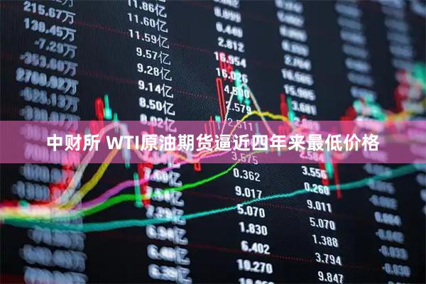 中财所 WTI原油期货逼近四年来最低价格